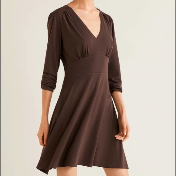 NWT MANGO FLARED SKIRT DRESS Various sizes. Small/4. Medium/6 - Picture 5 of 11